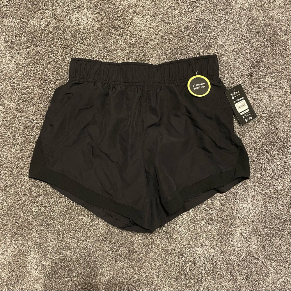 Black Athletic Women's Shorts